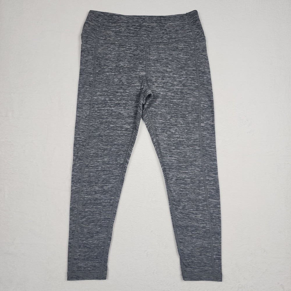 Victorias Secret Sport Cropped Leggings Womens Large Gray Heather Yoga Pants